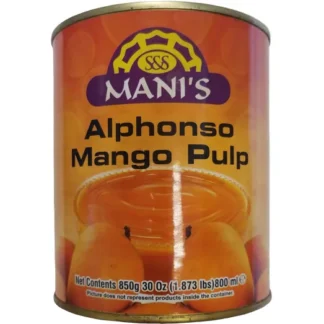 Mani's Alphonso Mango Pulp - 850 Gm