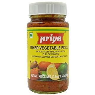 Priya Mixed Veg With Garlic Pickle - 300 Gm