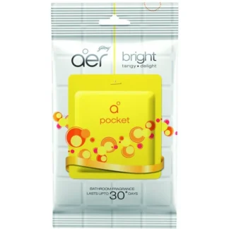 Godrej AER Pocket Bathroom Fragrance Bright Tangy Delight - 10 Gm